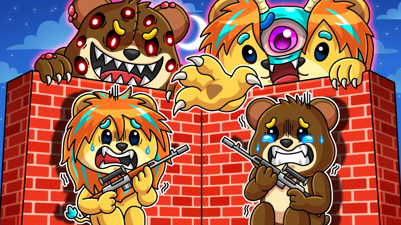 最強のセキュリティハウスを作って友達のふりをしたバケモノ『スキンウォーカー』から生き残ってみた【 ロブロックス Roblox 】