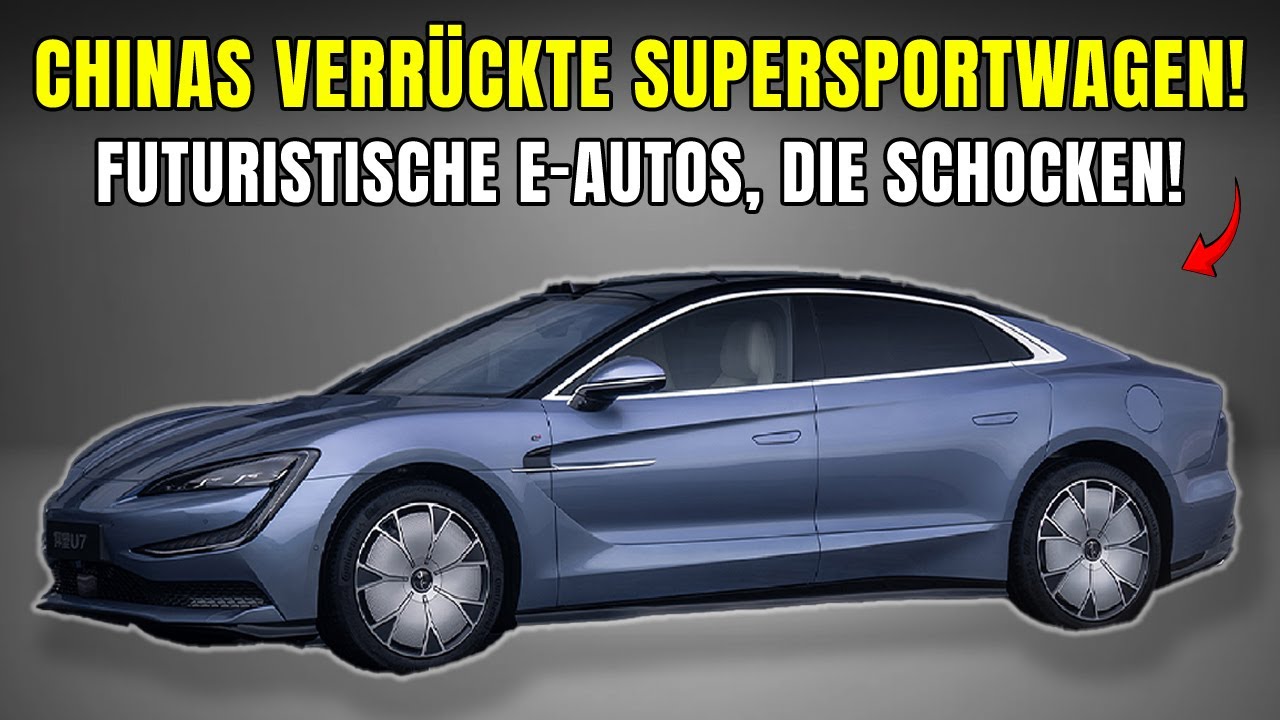 Chinas unglaubliche Supersportwagen & futuristische E-Autos, die dich umhauen!