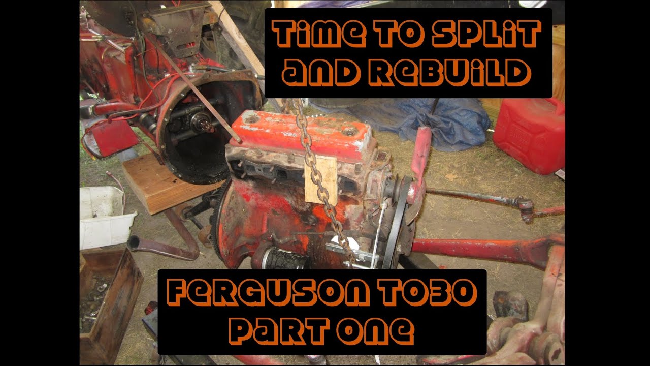 1952 Ferguson TO30 Continental Z129 Rebuild - Part 1 - Splitting & Dismantling
