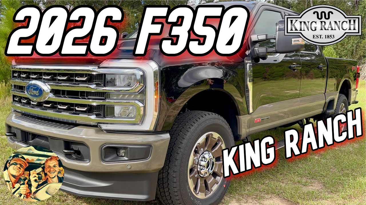 2026 FORD F-350 KING RANCH FX4 | 6,7-литровый дизельный двигатель высокой мощности: обзор роскошн...