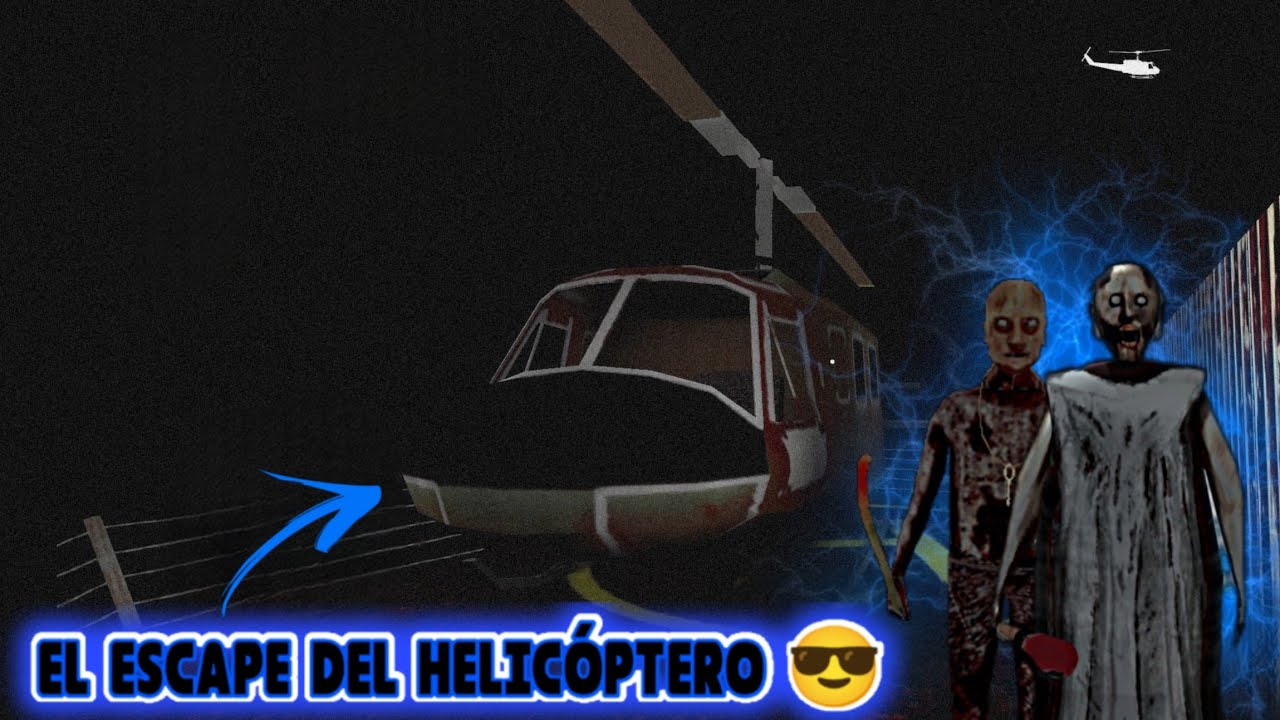 GRANNY 2 EL ESCAPE DEL HELIC&Oacute;PTERO 🚁 || MODO PESADILLA
