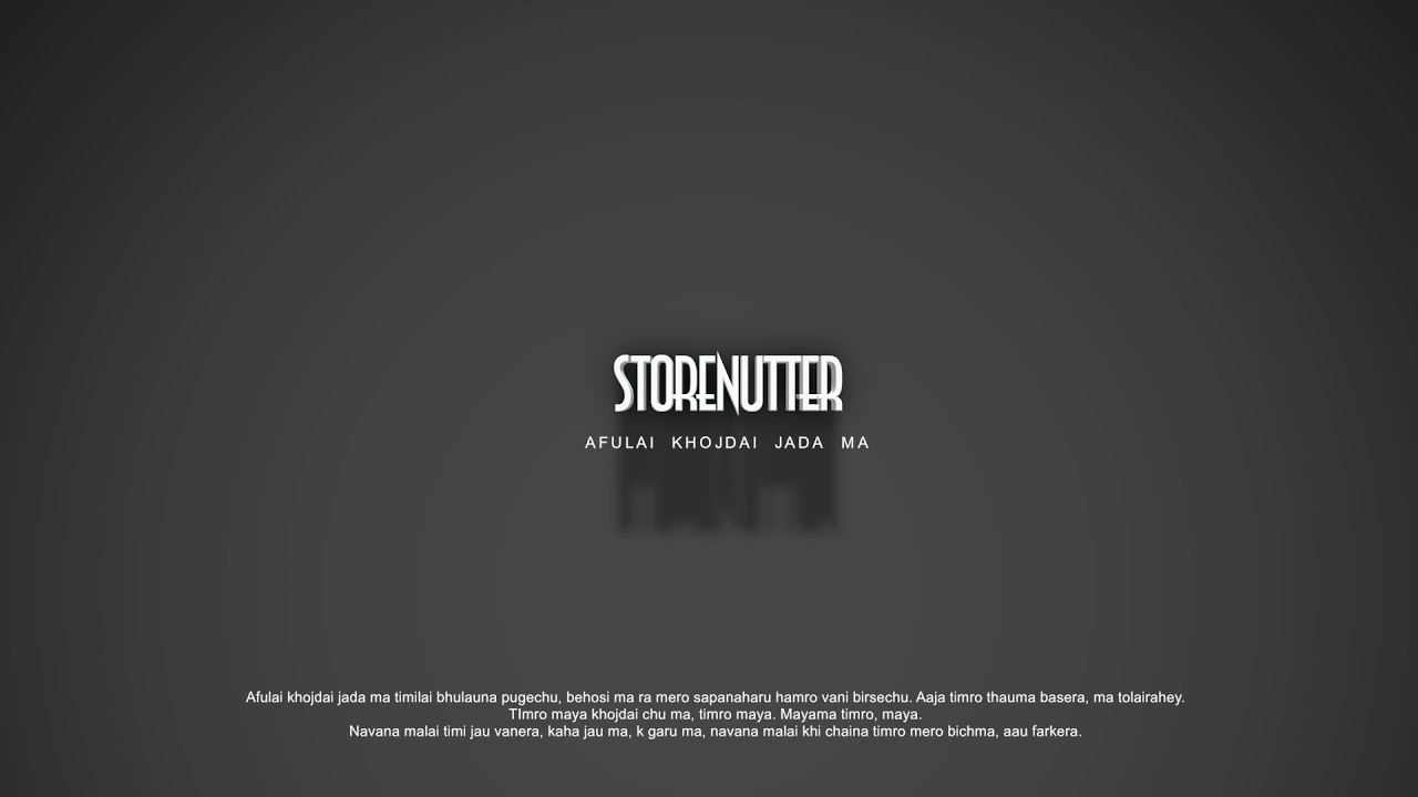 Storenutter - Afulai khojdai jada ma