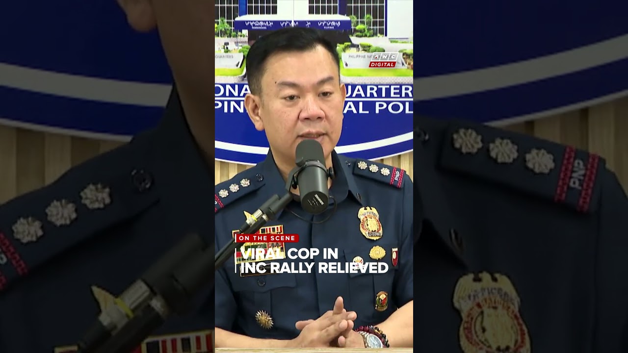 PNP: Cop relieved for allegedly failing to protect rider during INC rally | ANC