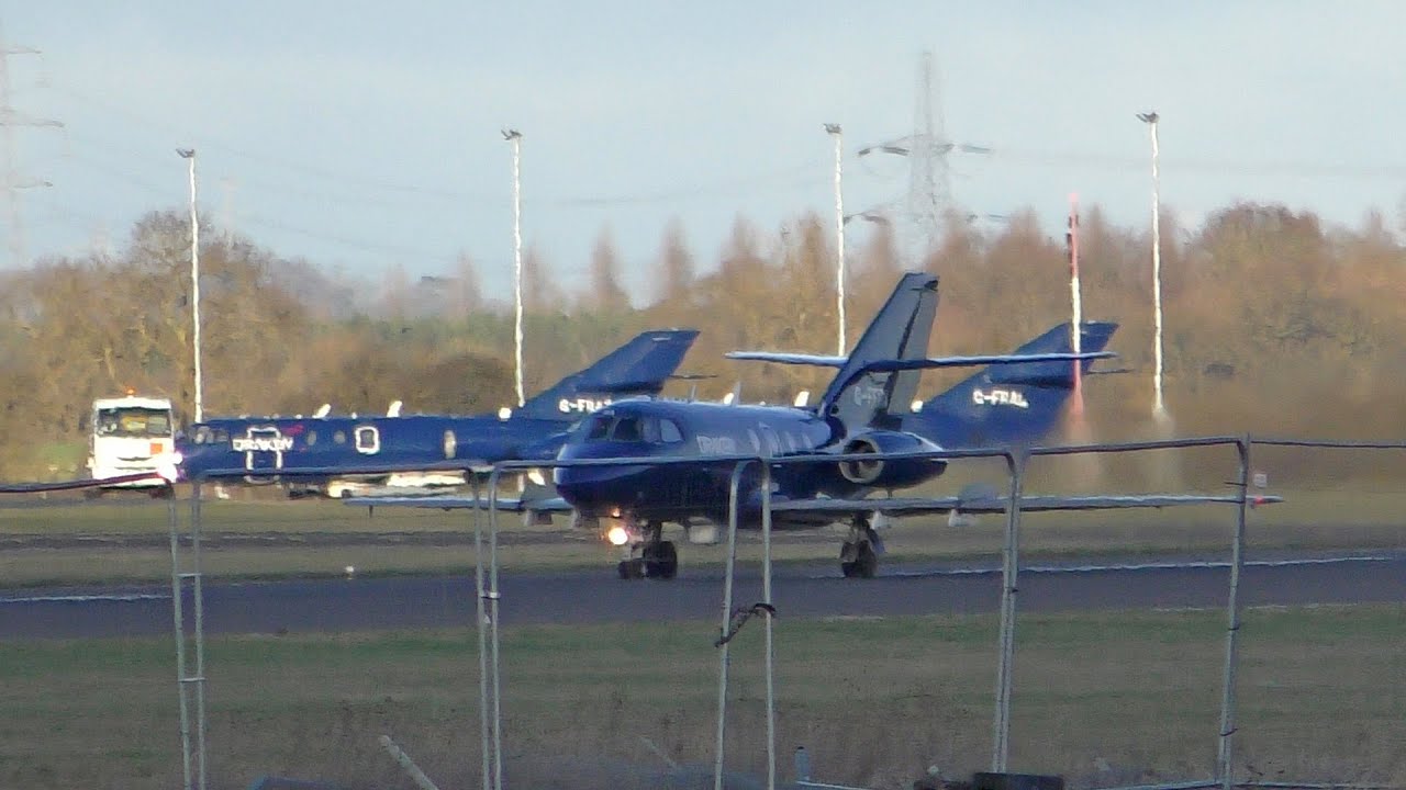 (4K) F-35s/K35R/E145/FA20s at Teesside International Airport