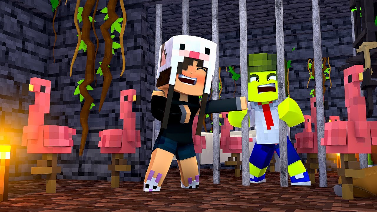 RAZOR PASSOU UM DIA INTEIRO NA PRISÃO DE MINGUINHOS NO MINECRAFT !