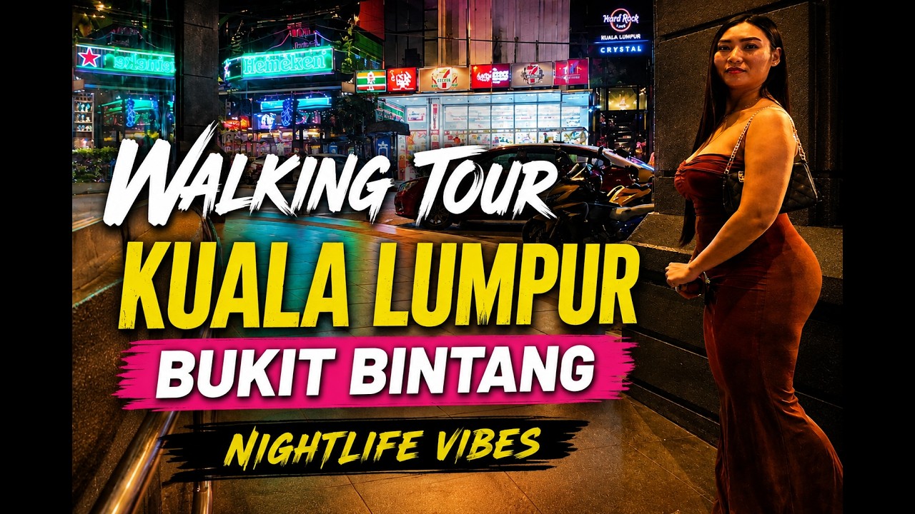 Kuala Lumpur Comes Alive at Night 🇲🇾 | Walking Tour 4K | Kuala Lumpur Nightlife Vibes | DJI Pocket 3