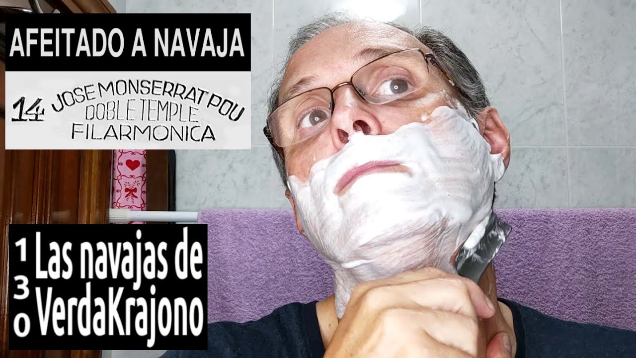 130 - Afeitado a navaja Filarmónica DT 14