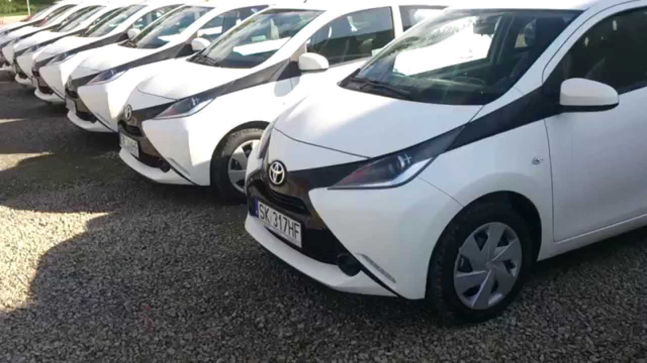 Toyota AYGO II 1.0 auta floty na LPG, montaż instalacji BRC