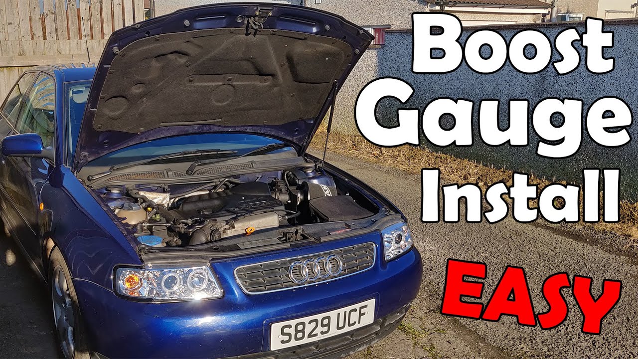 How to Install a Boost Gauge on an Audi A3 1.8T (easy)