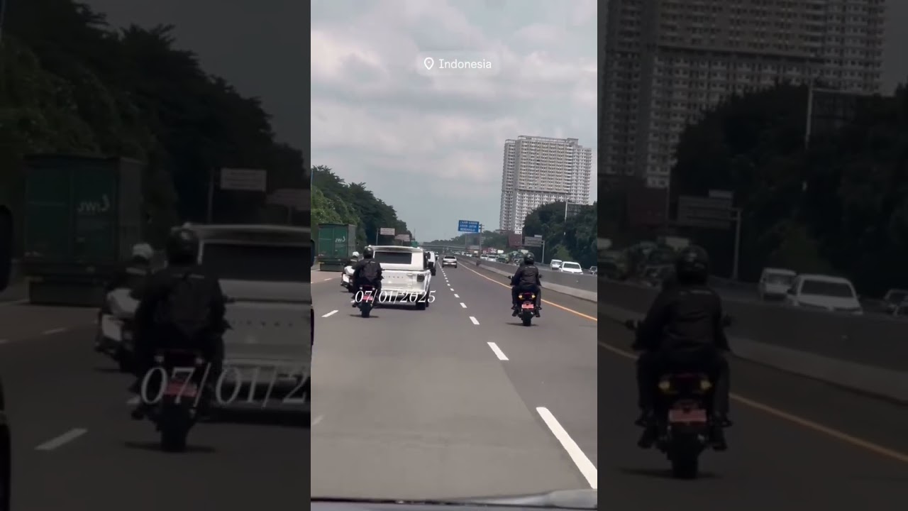 Kawal Presiden Prabowo Di Tol Dalkot #presidenprabowo
