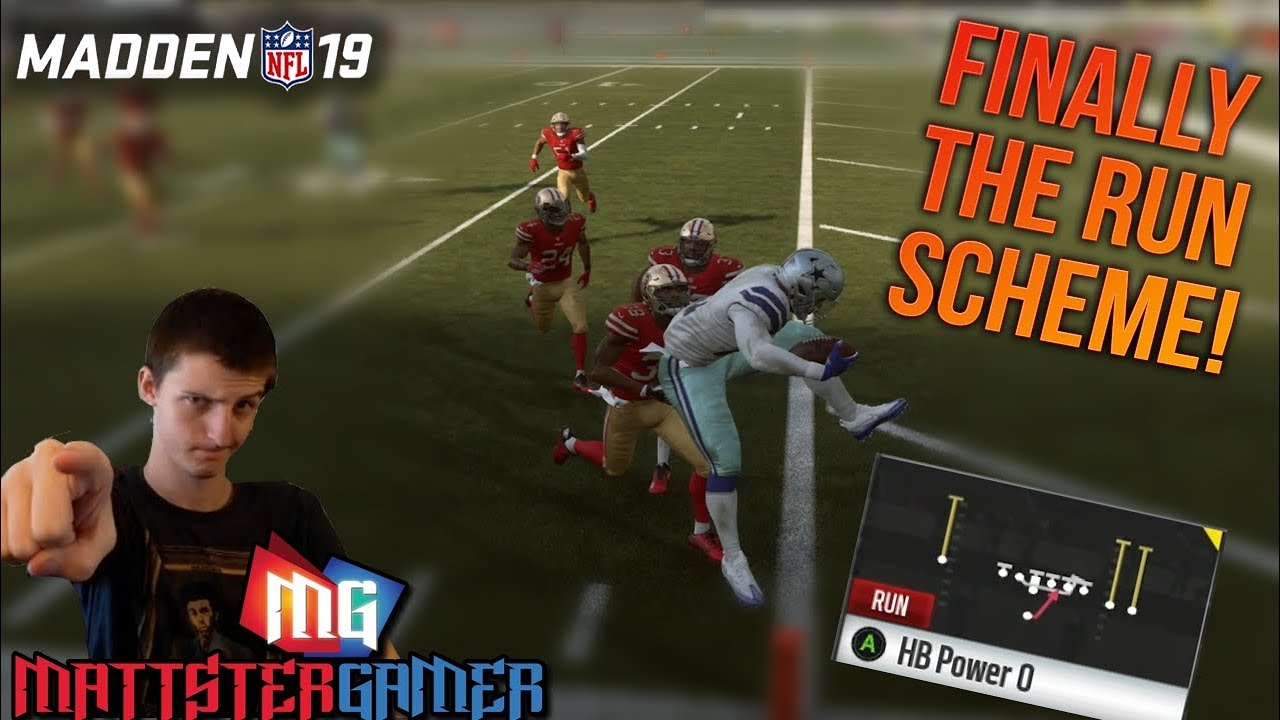 Ytrips scheme: The runs to DOMINATE the ground game easy in Madden 19