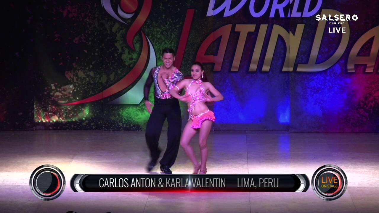 Carlos Anton & Karla Valentin, Peru, Salsa on 1Man Lead Couple, Final Round, WLDC 2015