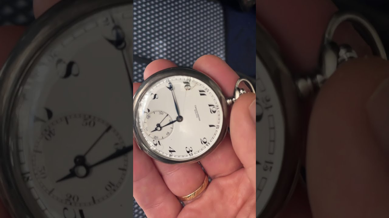 Solvil Paul Ditisheim Chronometre ca. 1925 Taschenuhr Silber Solvil 42.9 Werk