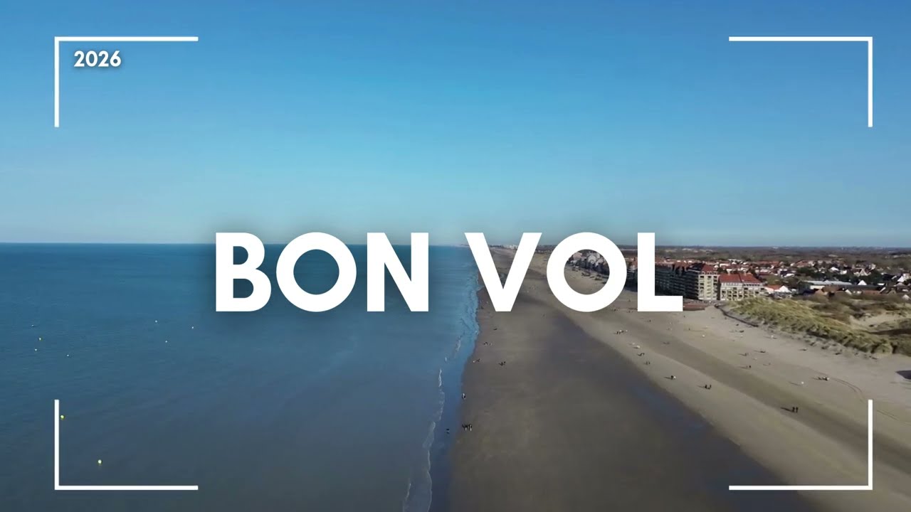 🌊 Drone – Mer du Nord | Plage du Nord de la France | Vue aérienne cinématographique