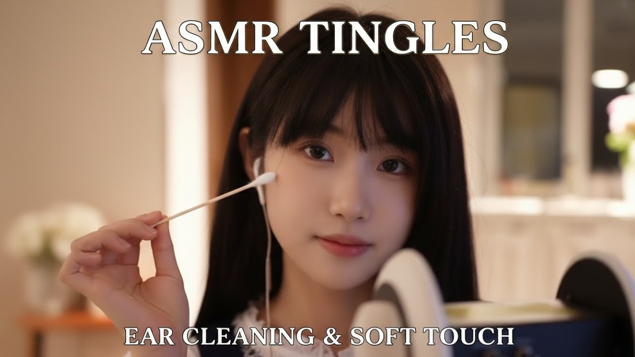 ASMR Ear Cleaning 😴| Cotton Swabs, Soft Touch & Numbing Tingles