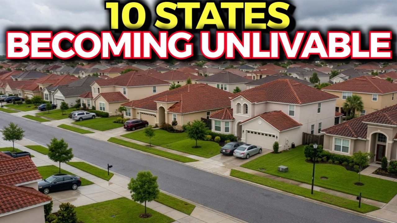10 States Where Living Is Becoming Impossible (Insurance, Taxes, Climate)