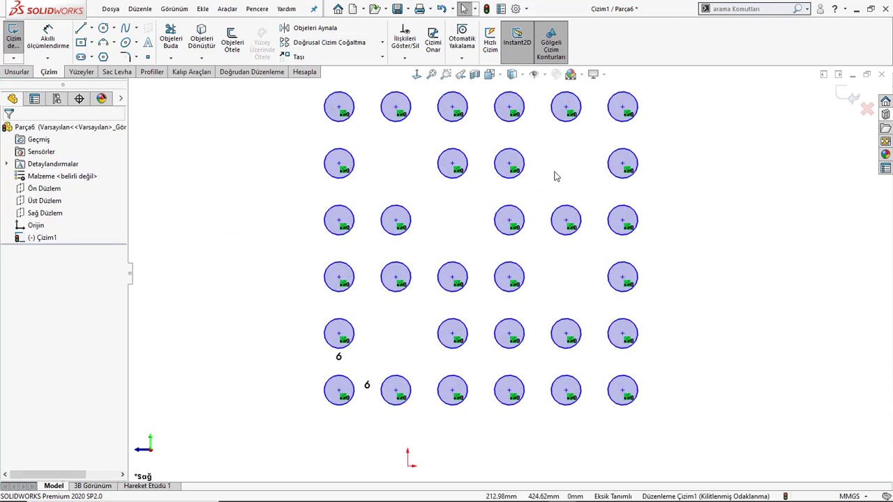 Doğrusal Çoğaltma- Solidworks Eğitim Videoları