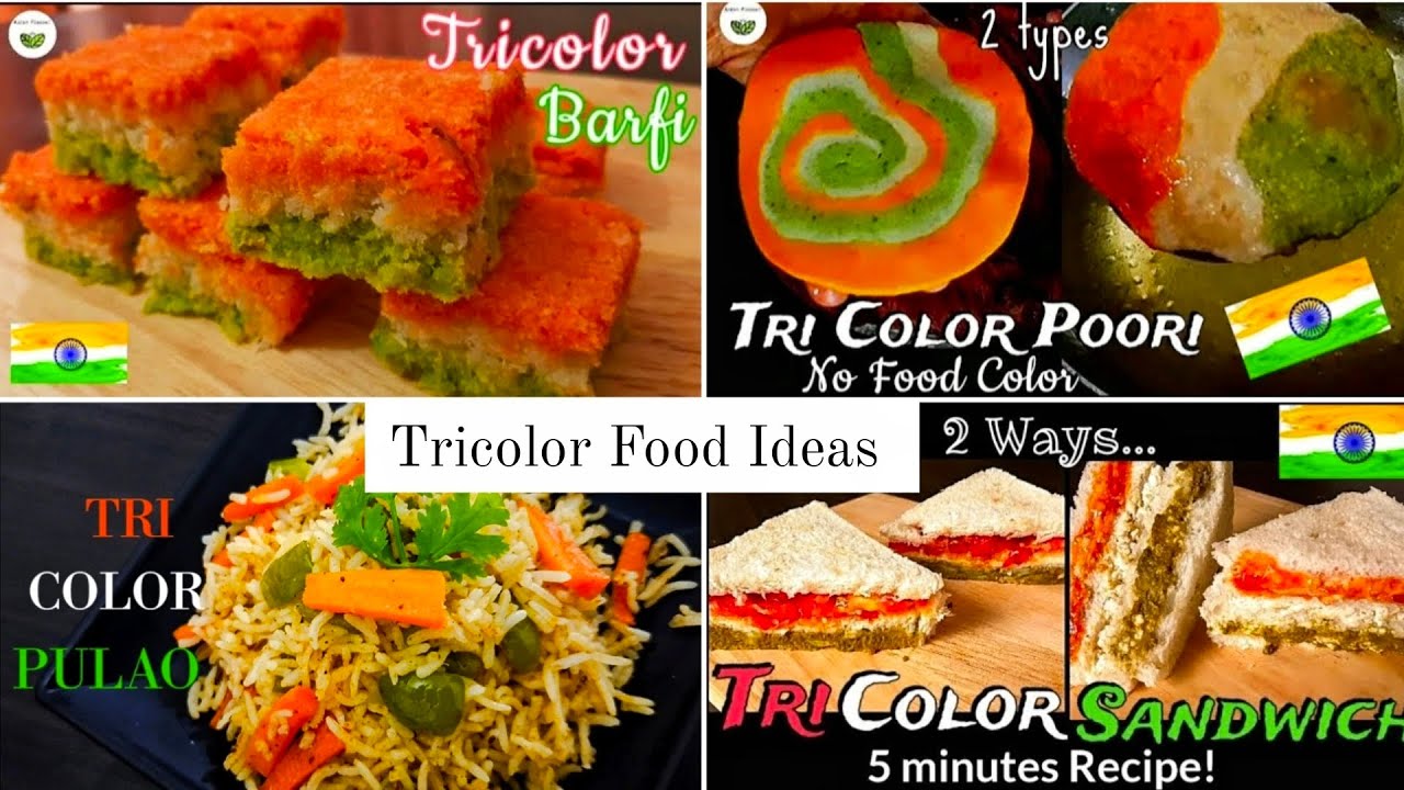 Tricolor Tiffin Ideas | Tricolour Food Recipes | Tricolor Food Ideas | Quick & Easy Tiranga Recipes