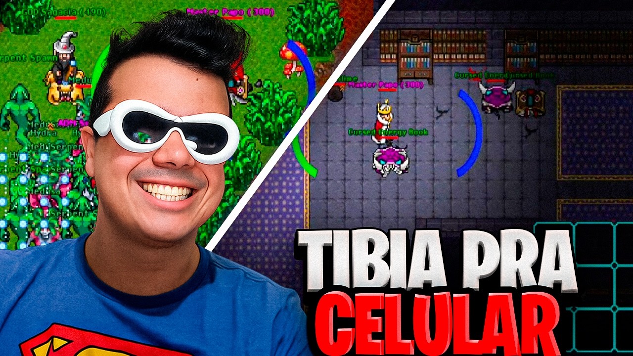 O Famoso TIBIA para CELULAR chegou e vai te surpreender! l Tibia Papo