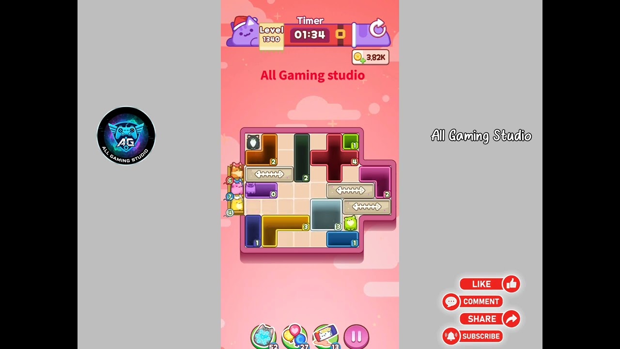 Drop the cat level 1340 walkthrough solution 