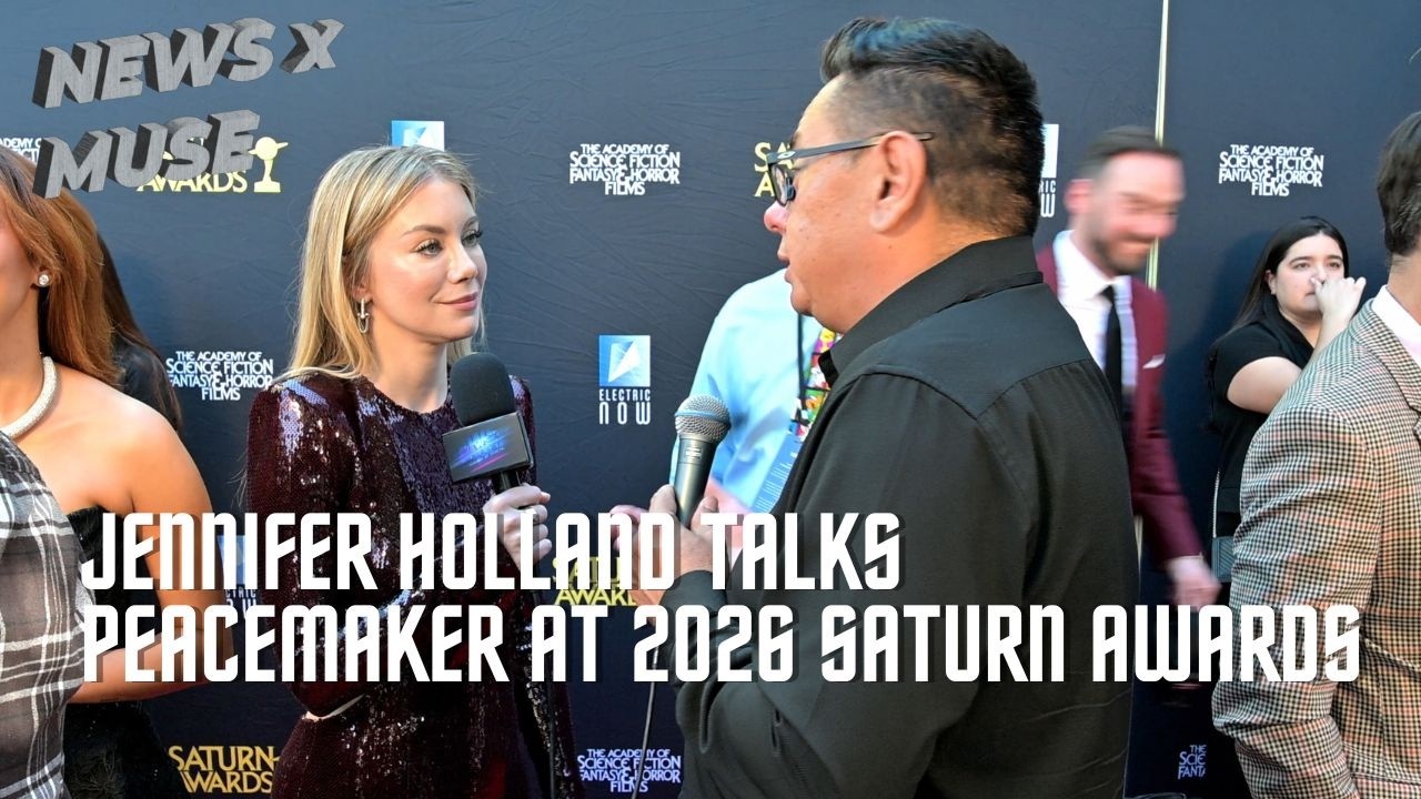 Jennifer Holland Talks Peacemaker at 2026 Saturn Awards