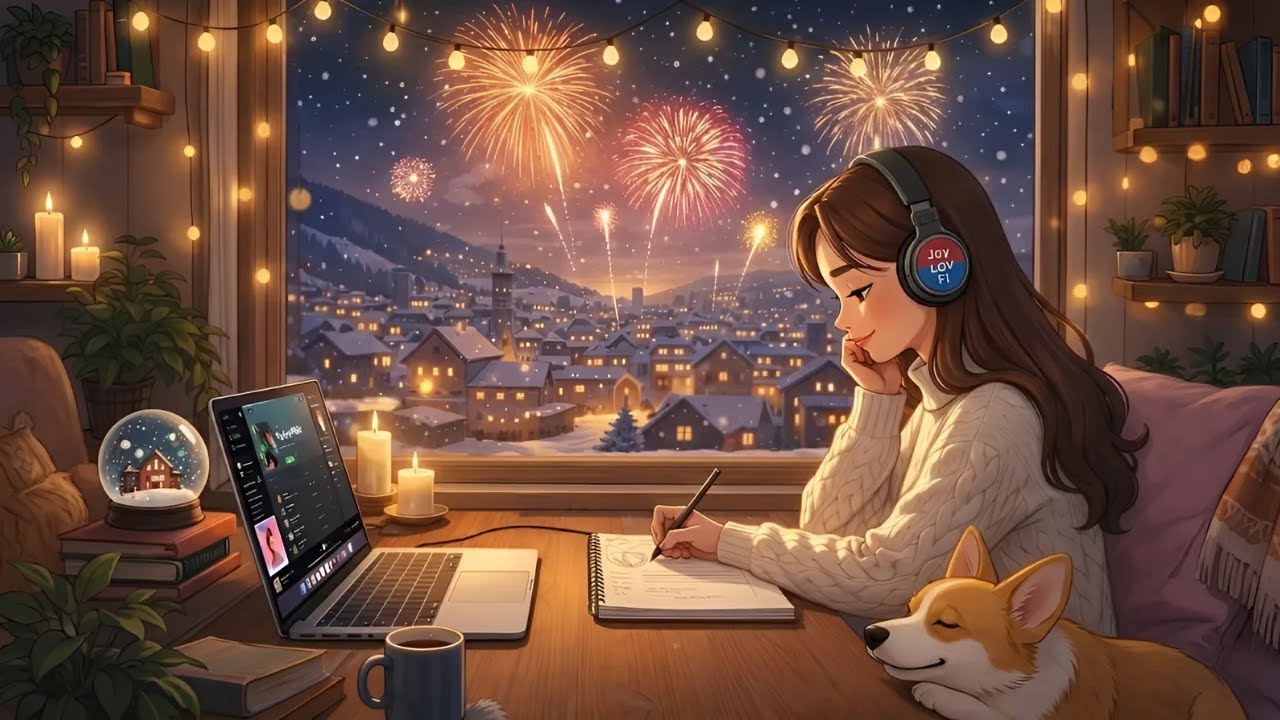 Cozy Winter Lofi ❄️ The Ultimate Mix for Sleep, Study & Anxiety Reliefㅣ🧣 A Cozy Night with JoyLov:Fi