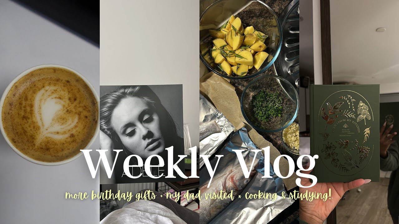 VLOG: MY DAD CAME TO VISIT | MORE BIRTHDAY GIFTS | WEEK IN MY LIFE AS A UNIVERSITY OF EXETER STUDENT