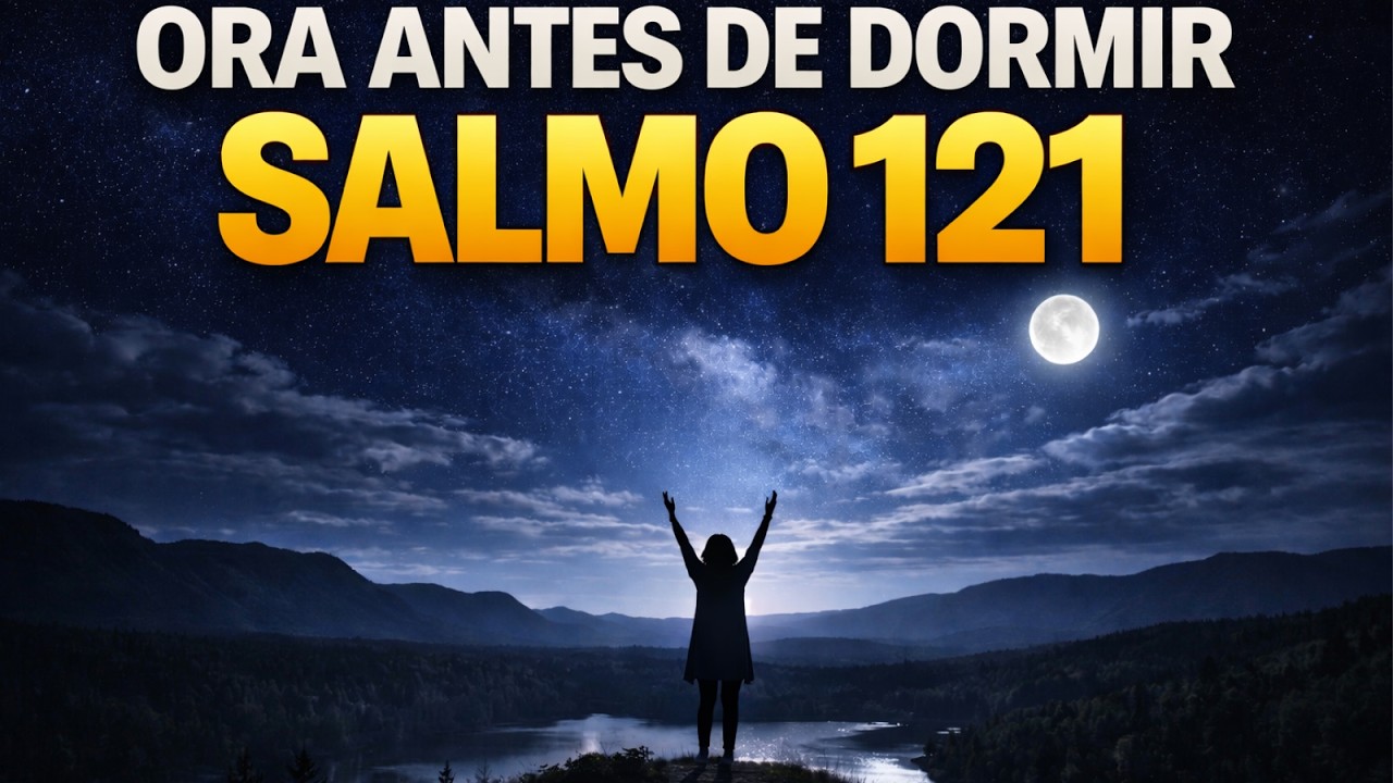 Pon tus PREOCUPACIONES en las MANOS de DIOS y DUERME em PAZ - PODEROSA ORACIÓN en SALMO 121