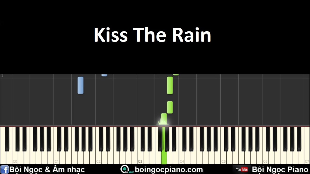 Kiss The Rain - Yiruma | Piano Tutorial #48 | Bội Ngọc Piano