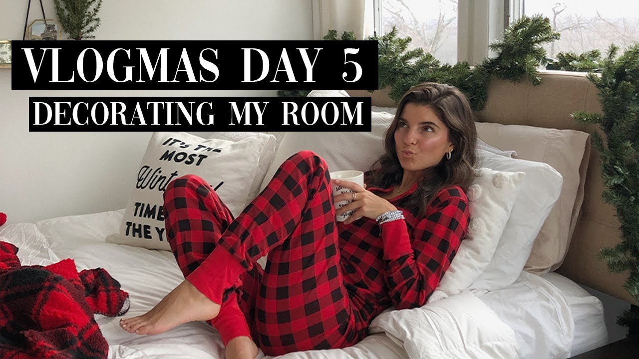 VLOGMAS DAY 5: Decorating my room & First Aid Beauty NYC Event | Viviane Audi