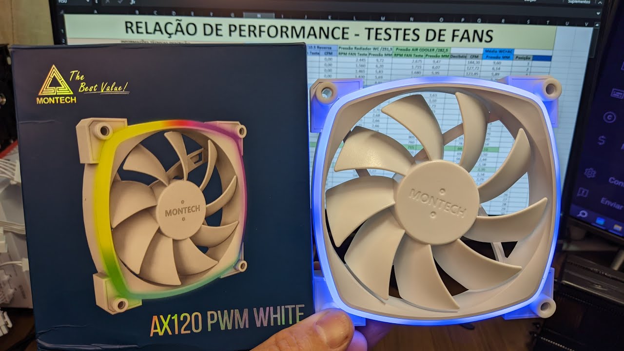 Reviews e Teste de desempenho FAN Montech AX120