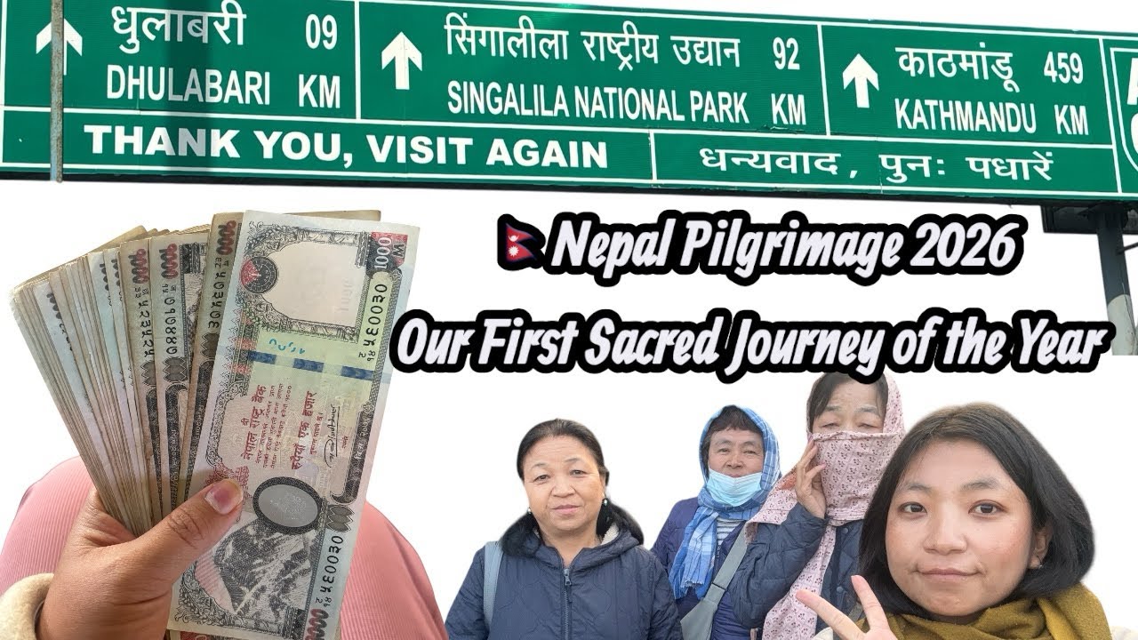 1st Pilgrimage 2026 🇳🇵| Part 1 💫New Beginnings,New Year & New Blessings.A Blessed Beginning 🙏✨🎠