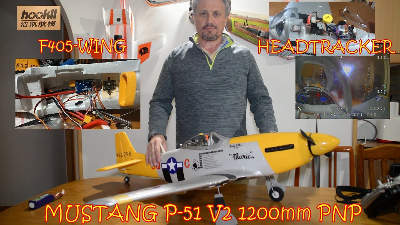 MUSTANG P51 1200mm PNP HOOKLL - CONFIGURACIÓN