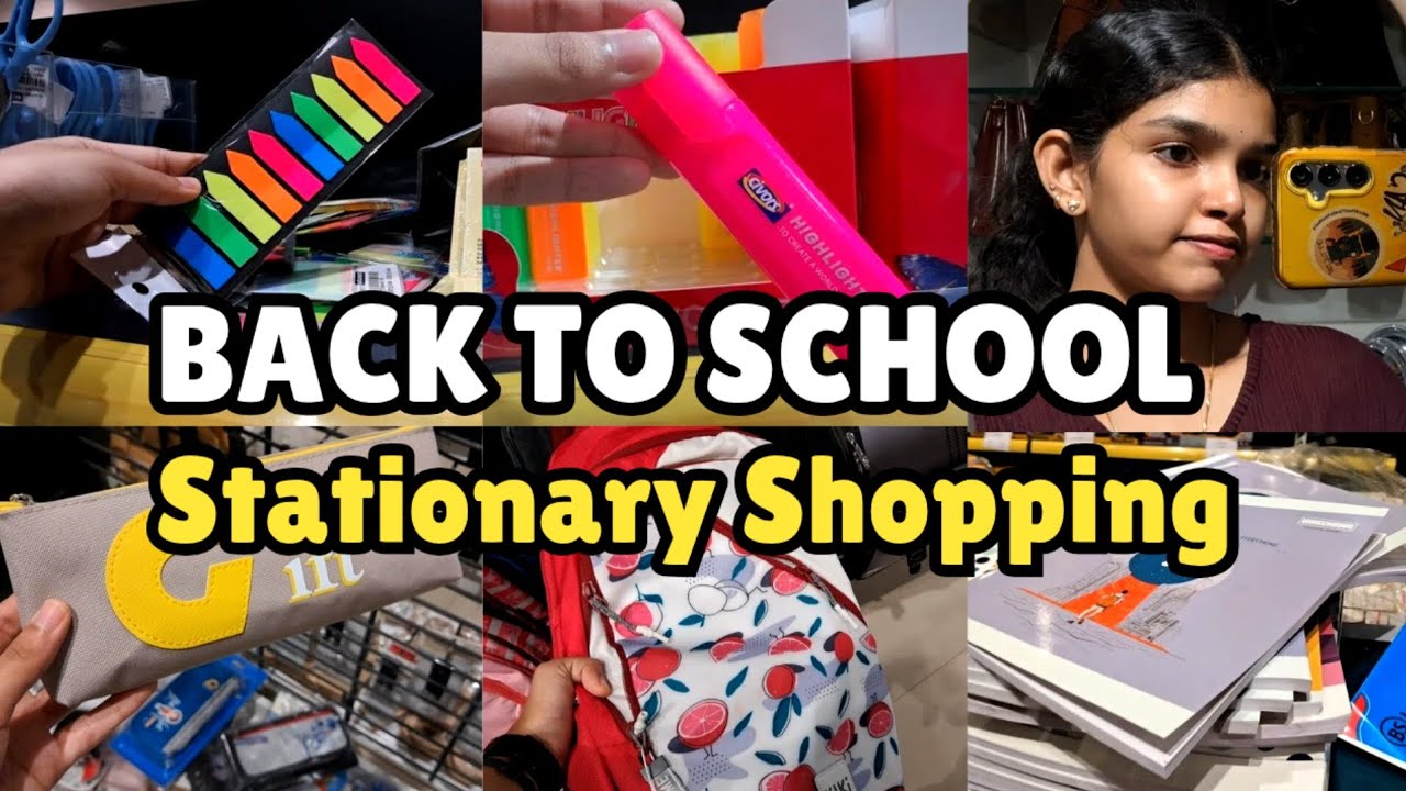Back to school stationery shopping || Study materials || Lonely Lunar