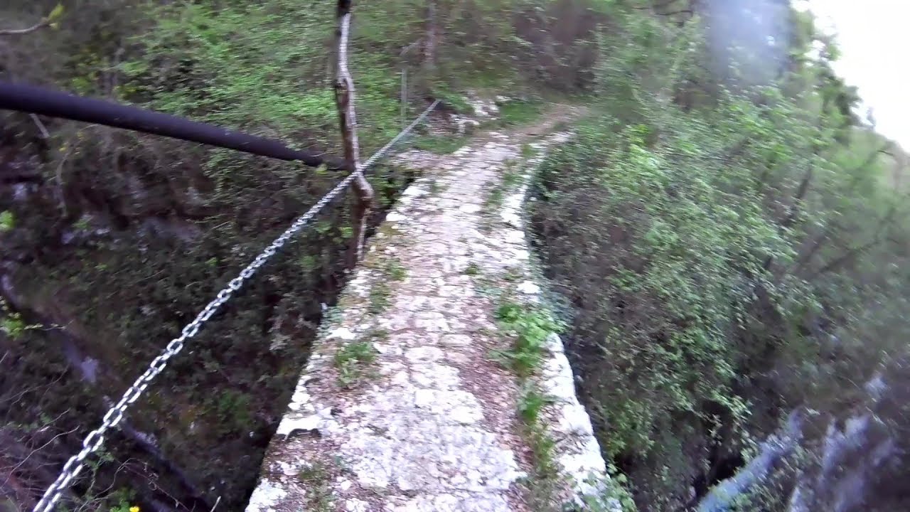 Madonna del monte Aviano, ponte delle Cune, torrente Ossena, sentiero non mappato