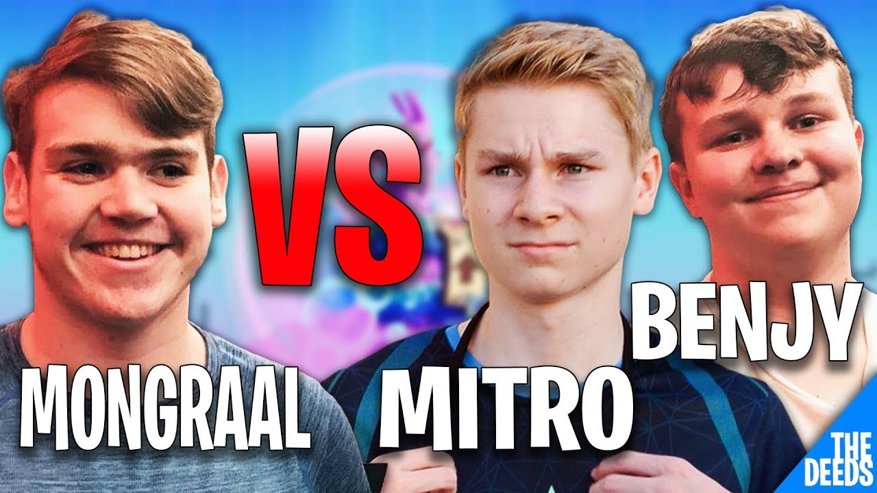 FaZe Mongraal 1 VS 1 NRG Benjyfishy & Atlantis Mitr0 | Creative 1v1 *EPIC BUILD FIGHTS*