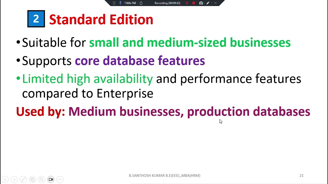 Different Editions of SQL Server Explained | Express, Standard, Enterprise