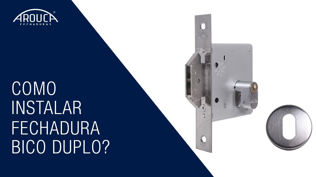 Como instalar uma fechadura para portas de correr? | Bico duplo