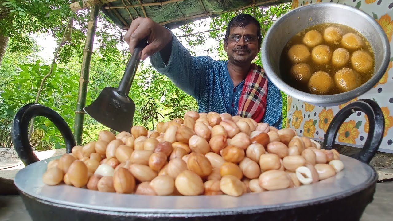 বিনা দুধে বাংলার সেরা রসগোল্লা এইভাবে বানান কাঁচা বাদাম দিয়ে সেরা হবে | Mango Rosgulla Recipe