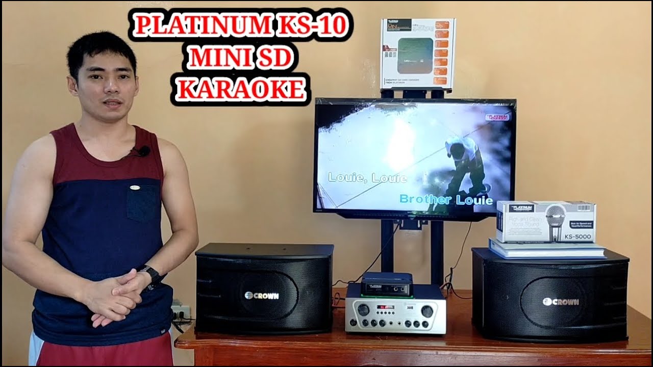 PLATINUM KS-10 MINI SD KARAOKE PLAYER
