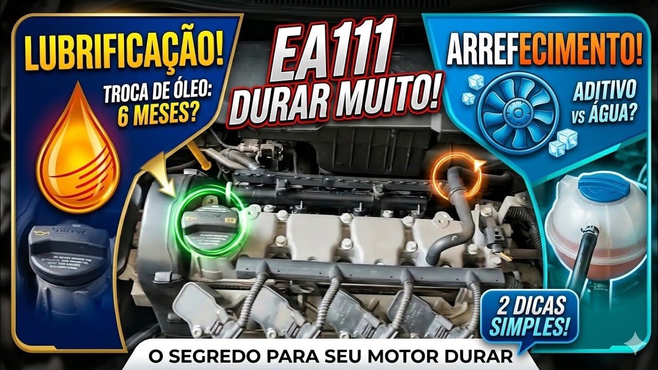 Motor VW EA111: 2 Coisas Simples que vai fazer ele durar muito!!