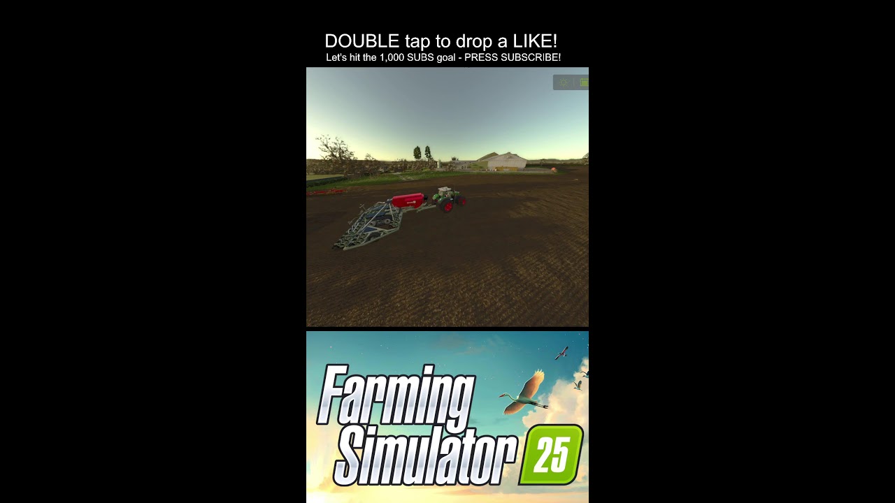 FS25 - Deep Cultivating #fs25 #fs25live #fs22 #shorts #shortsfeed #viral #live #gaming