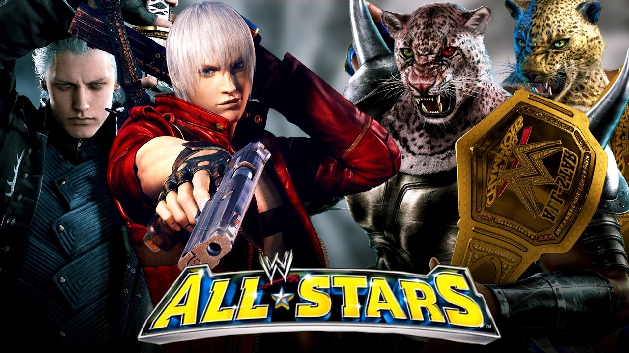 Vergil & Dante VS Armor King & King (ALL STARS WWE 2K24)