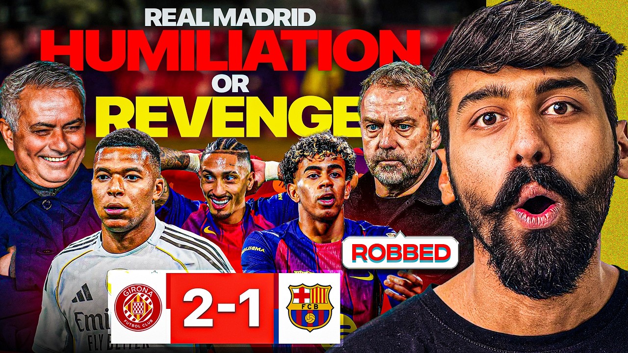 Barcelona ROBBED or HUMBLED vs Girona ? Real Madrid Revenge vs Benfica in Champions League Preview