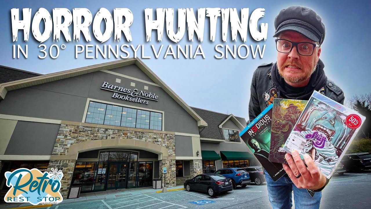 Hunting Horror Movies On A Cold Snowy Pennsylvania Day | Horror Movie Collecting