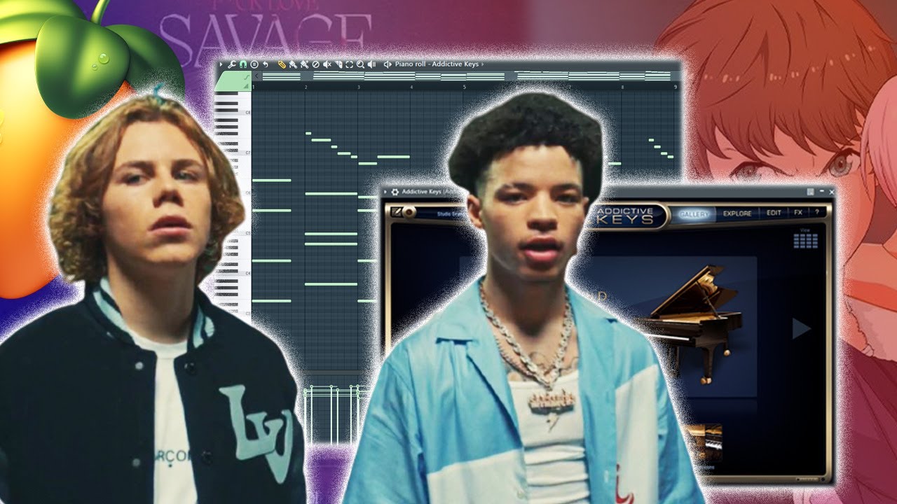 Как создавать простые фортепианные трэп-биты с нуля [FL Studio 2021]