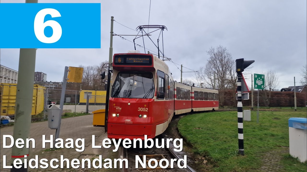 HTM lijn 6: Den Haag Leyenburg - Leidschendam Noord | HTM 3052 | 2025