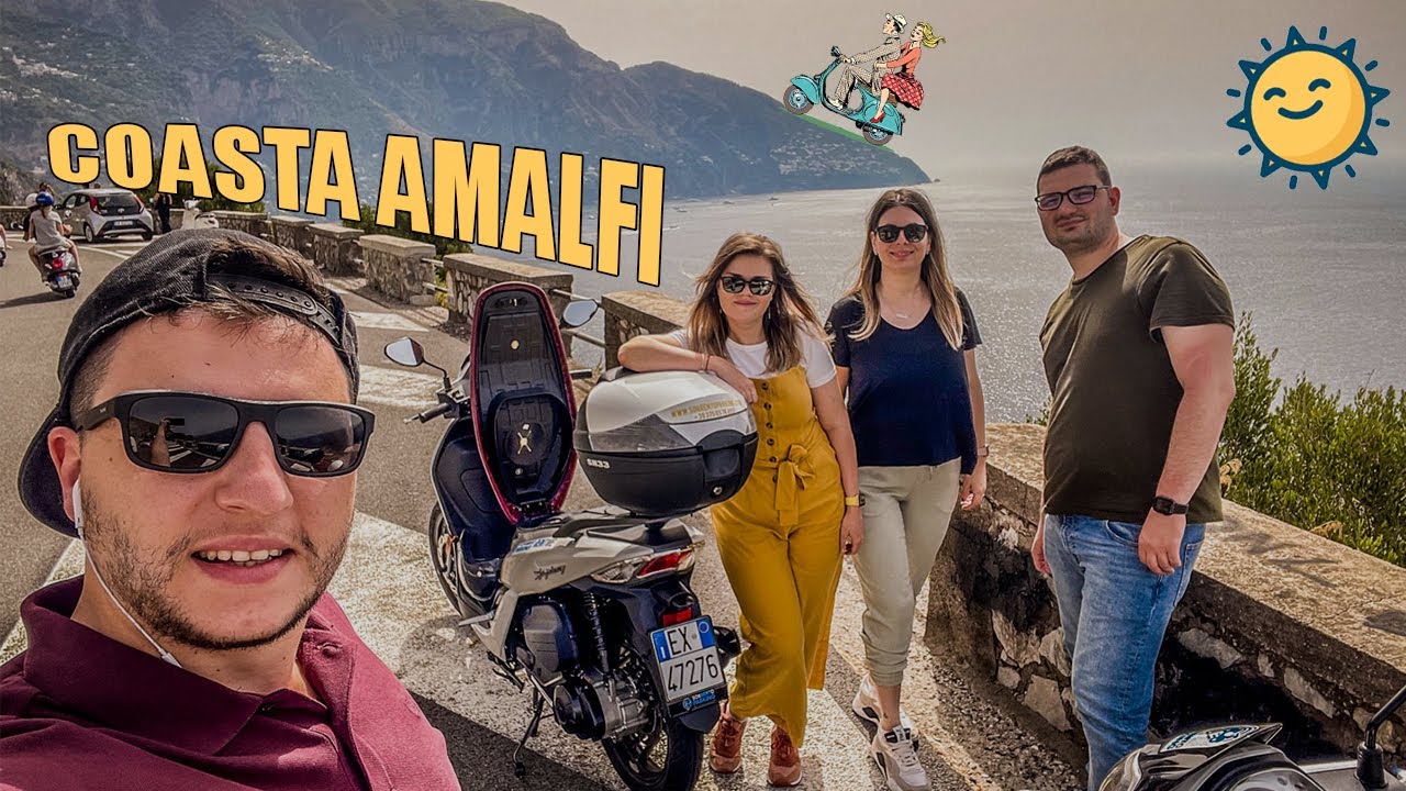 Cu scuterul pe Coasta Amalfi