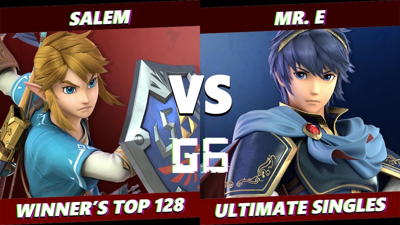 Glitch 6 SSBU - Liquid MVG | Salem (Link) VS Mr. E (Marth) Smash Ultimate Winner's Top 128