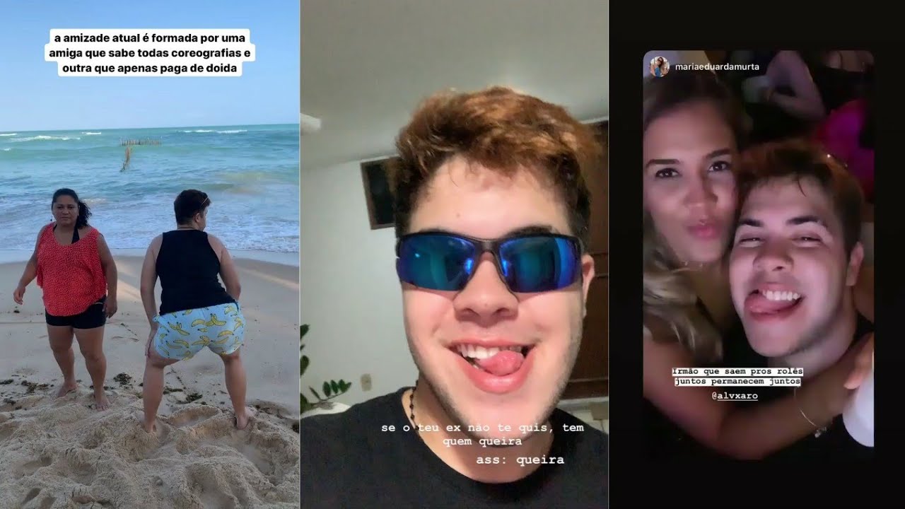 Álvaro vai a praia com leydi